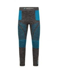 Leginsy termoaktywne męskie X-Bionic Energy Accumulator 4.0 Melange Blue. Niebieskie legginsy sportowe męskie X Bionic, m, bez wzorów, z dzianiny, na fitness i siłownię. Za 395.00 zł.
