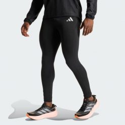 Rajstopy adi365 Running Essentials. Czarne legginsy sportowe męskie Adidas, bez wzorów, do biegania, climacool (adidas). Za 219.00 zł.