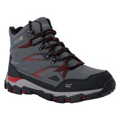 Męskie Buty Do Chodzenia Holcombe III. Brązowe trekkingi męskie Regatta, trekkingowe. Za 317.99 zł.