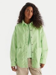 Roxy Koszula Kick Back Washed Cord ERJWT03697 Zielony Regular Fit. Zielone bluzki damskie Roxy, xs, bez wzorów, z bawełny, bez kołnierzyka, bez ramiączek. Za 299.99 zł.