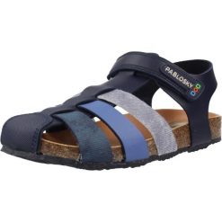 Sandały PABLOSKY 520227P Niebieski. Niebieskie sandały męskie Pablosky, ze skóry, bez zapięcia. Za 225.99 zł.
