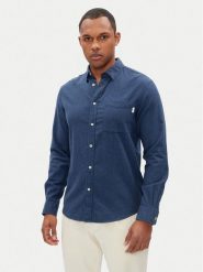 Pepe Jeans Koszula Aaron PM308804 Niebieski Regular Fit. Niebieskie koszule męskie Pepe Jeans, l, bez wzorów, z bawełny, bez kołnierzyka, bez ramiączek. Za 219.99 zł.
