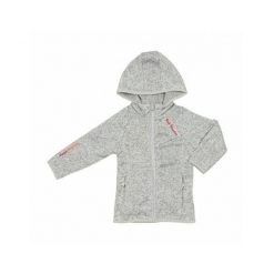 Bluza z polaru dla dziewczynki Peak Mountain Fatora. Szare bluzy dla dziewczynek Peak Mountain, na zimę, bez wzorów, z polaru, bez ramiączek, bez kaptura. W wyprzedaży za 177.50 zł.