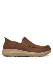 Skechers Półbuty Parson-Oswin 204866/DSRT Brązowy. Brązowe półbuty na co dzień męskie Skechers, ze skóry, bez zapięcia. Za 289.99 zł.