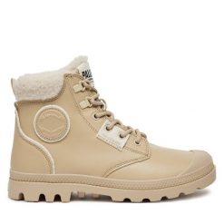 Trapery Palladium. Brązowe śniegowce i trapery damskie Palladium. Za 499.99 zł.