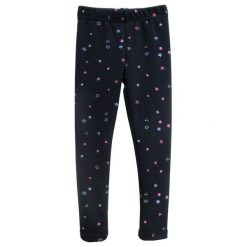 Topo Legginsy Dziewczęce, Ocieplane 110 Niebieskie. Legginsy dla dziewczynek marki OROKS. Za 59.00 zł.