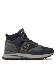 Blauer Trzewiki Mars04 F4MARS04/LEC Granatowy. Niebieskie botki męskie Blauer, bez wzorów, z materiału, bez zapięcia. Za 399.99 zł.