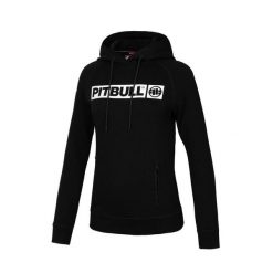 Bluza damska Pitbull z kapturem Georgia. Białe bluzy sportowe damskie PITBULL, xs, bez wzorów, z kapturem, na fitness i siłownię. Za 159.99 zł.