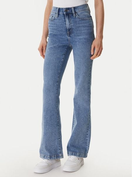 DKNY Jeansy DJ4M4005 Niebieski Flare Fit. Niebieskie jeansy damskie DKNY. Za 272.99 zł.