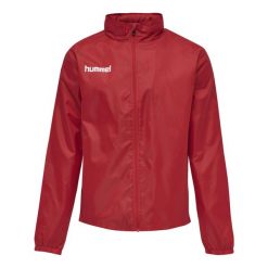 Kurtka Hummel hmlPROMO rain. Czerwone kurtki męskie Hummel, s, bez wzorów, do piłki nożnej. W wyprzedaży za 159.00 zł.