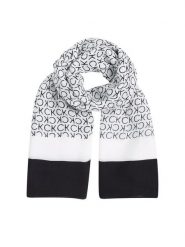 Calvin Klein Chusta K60K612706 Czarny. Czarne czapki i kapelusze damskie Calvin Klein, bez wzorów, z materiału. Za 169.99 zł.