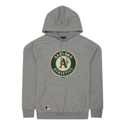 Bluza z kapturem Oakland Athletics Nos MLB Regular. Szare bluzy męskie New Era, m, bez wzorów, z kapturem. Za 293.50 zł.