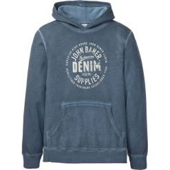 Bluza z kapturem Regular Fit bonprix ciemnoniebieski. Bluzy męskie marki bonprix. Za 109.99 zł.