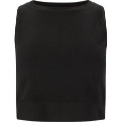 Krótkie topy damskie Athlecia Horigami. Czarne koszulki sportowe damskie Athlecia, bez wzorów, sportowe, bez kołnierzyka. Za 151.50 zł.