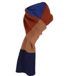 Szalik chłopięcy Fashion Jeden rozmiar. Brązowe szaliki dla dzieci Sarlini, bez wzorów, z materiału. Za 128.95 zł.