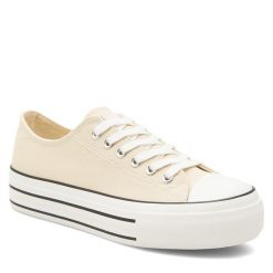 Trampki Sprandi. Brązowe półbuty damskie Sprandi, bez wzorów, bez zapięcia. Za 69.99 zł.