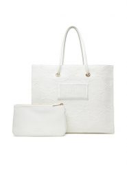 Elisabetta Franchi Torebka BS-82A-52E2-V440 Biały. Białe torebki do ręki damskie Elisabetta Franchi, bez wzorów, z syntetyku, bez dodatków. Za 1,139.00 zł.