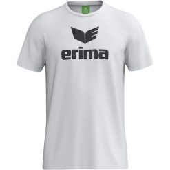 Koszulka promocyjna Erima biała. Białe koszulki sportowe męskie Erima, m, bez wzorów, z bawełny, bez kołnierzyka, bez ramiączek, do piłki nożnej. Za 100.20 zł.