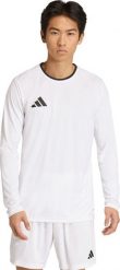 Adidas Koszulka męska adidas Entrada 26 Long Sleeve Jersey biała KF5854 L. Białe bluzki z długim rękawem męskie Adidas, l, bez wzorów, z jersey, bez kołnierzyka. Za 90.33 zł.