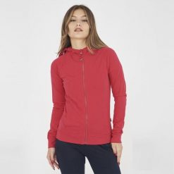 Bluza Legea Dair Damskie. Czerwone bluzy damskie Legea, bez wzorów, z bawełny, na fitness i siłownię. W wyprzedaży za 88.00 zł.