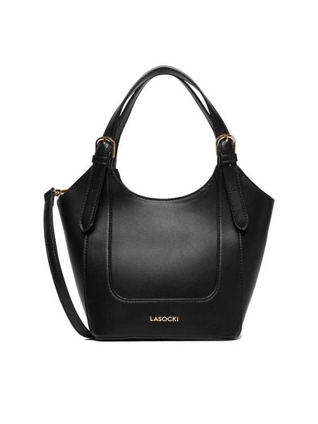 Lasocki Torebka CEO-LSK-M-003-09 Czarny. Czarne torebki do ręki damskie Lasocki, bez wzorów, z materiału, bez dodatków. Za 159.99 zł.