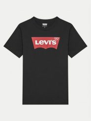 Levi's® T-Shirt 9E8157-023 Czarny Regular Fit. Czarne t-shirty dla chłopców bez wzorów, z bawełny, bez ramiączek. Za 59.99 zł.