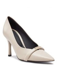 Furla Szpilki Core Decollete T.90 YG59FCD-X30000-1704S-10074100 Écru. Szpilki damskie Furla, bez wzorów, ze skóry, bez obcasa, bez zapięcia. Za 799.99 zł.