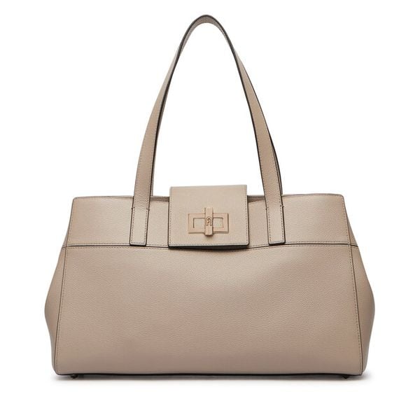 Torebka Furla. Brązowe torebki do ręki damskie Furla, bez wzorów, klasyczne, bez dodatków. Za 1,709.00 zł.