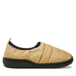 Kapcie Subu. Brązowe kapcie damskie Subu, bez wzorów. Za 179.99 zł.