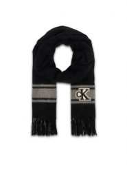 Calvin Klein Szalik LV04F8101G Czarny. Czarne czapki i kapelusze damskie Calvin Klein, bez wzorów, z wełny. Za 329.99 zł.