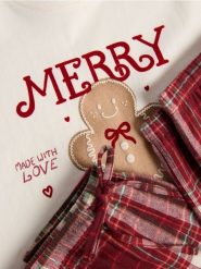 Piżama ze świątecznym motywem - czerwony. Czerwone piżamy damskie Reserved, l, bez wzorów, z bawełny, bez ramiączek. Za 139.99 zł.