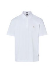 BOSS koszulka polo - Parris Mężczyźni Bawełna (100%) biały, L. Białe koszulki polo męskie Boss, l, bez wzorów, z bawełny, bez kołnierzyka, bez ramiączek. Za 429.95 zł.