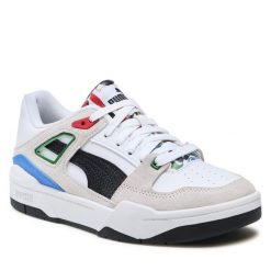 Sneakersy Puma. Białe półbuty dziewczęce Puma, bez wzorów, bez zapięcia. Za 239.99 zł.