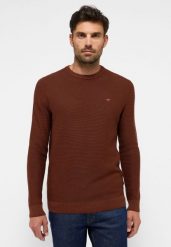 MUSTANG Elliot Cinnamon MĘSKI SWETER LOGO 1015815 3238. Swetry przez głowę męskie Mustang, m, bez wzorów, bez kołnierzyka. Za 139.99 zł.