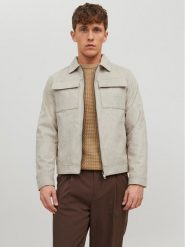 Jack & Jones Kurtka z imitacji skóry Payton 12213082 Beżowy Regular Fit. Brązowe kurtki męskie Jack & Jones, l, bez wzorów, ze skóry, bez kaptura. Za 239.99 zł.