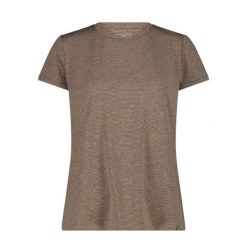 Koszulka damska CMP. Brązowe koszulki sportowe damskie CMP, m, bez wzorów, bez kołnierzyka, bez ramiączek, trekkingowe. Za 212.50 zł.