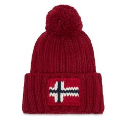 Czapka Napapijri. Czerwone czapki i kapelusze męskie Napapijri, na zimę, bez wzorów. Za 219.99 zł.