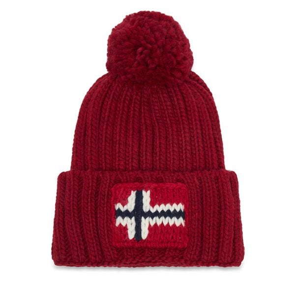 Czapka Napapijri. Czerwone czapki i kapelusze męskie Napapijri, na zimę, bez wzorów. Za 219.99 zł.