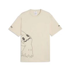 T-shirt Puma Pokemon Graphic. Białe t-shirty męskie Puma, l, bez wzorów, biznesowe, bez kołnierzyka. Za 219.50 zł.