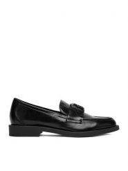 Badura Loafersy EO-ADELE-LT2674-6 Czarny. Czarne mokasyny damskie Badura, ze skóry. Za 349.99 zł.