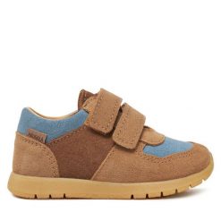 Sneakersy Mrugała. Brązowe trampki i tenisówki chłopięce Mrugała, bez wzorów, bez zapięcia. Za 219.99 zł.