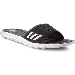 Klapki adidas - adipure Cf BB4558 Cblack/Ftwwht/Cblack. Czarne klapki damskie Adidas, z materiału. Za 129.00 zł.