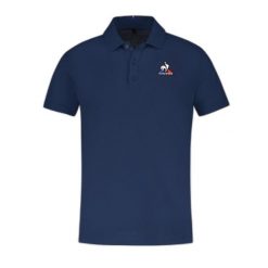 Koszulka polo do tenisa męska ESS Polo SS N°2 M. Niebieskie koszulki polo męskie le coq sportif, m, bez wzorów, sportowe, bez ramiączek. Za 240.85 zł.