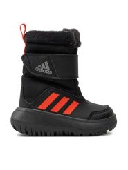 Adidas Śniegowce Winterplay I IF1715 Czarny. Czarne buty zimowe dziewczęce Adidas, ze skóry, bez zapięcia. Za 209.99 zł.