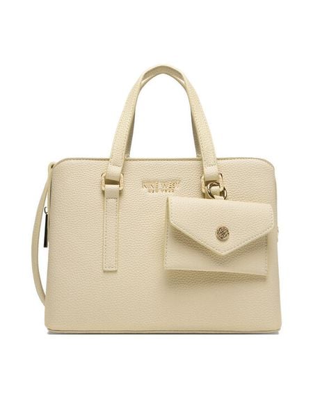 Nine West Torebka CEO-Nira-KY251 Écru. Białe torebki do ręki damskie Nine West, bez wzorów, z materiału, bez dodatków. Za 249.99 zł.