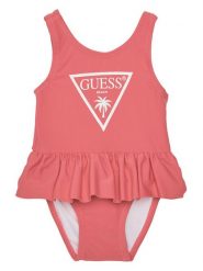 Guess Strój kąpielowy A5GZ02 KCA60 Różowy. Czerwone stroje kąpielowe dla dziewczynek Guess, z aplikacjami, z syntetyku. Za 79.99 zł.