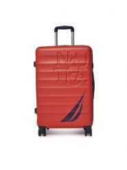 Nautica Walizka średnia NTC-KS-004-07-M Czerwony. Czerwone walizki męskie Nautica, bez wzorów, z tworzywa sztucznego, średnie. Za 349.99 zł.