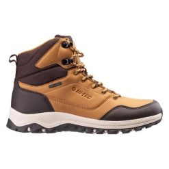 Buty trekkingowe Hi-Tec Hirol. Brązowe trekkingi męskie Hi-tec, trekkingowe. Za 438.34 zł.