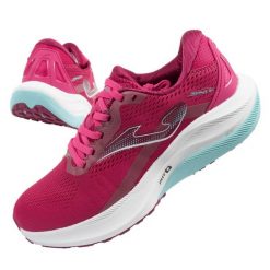 Buty sportowe do biegania damskie Joma Hispalis. Czerwone obuwie sportowe damskie Joma, bez wzorów, z materiału, do biegania. Za 275.87 zł.
