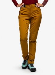 Spodnie softshell damskie Salewa Pedroc 2 DST Regular Pant - golden brown rozmiar: xs. Brązowe spodnie sportowe damskie Salewa, xs, bez wzorów, z softshellu. Za 557.28 zł.